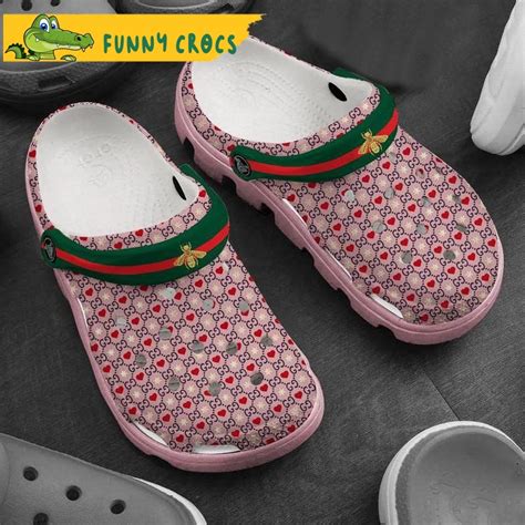gucci crocs pink
